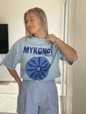 T-Shirt Mykonos Bleu