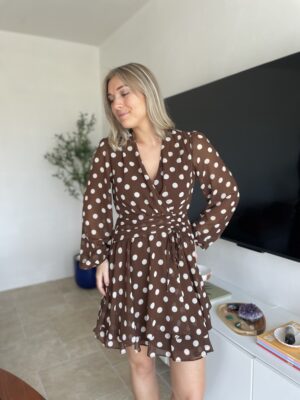 Robe Romane à Pois