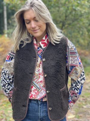 Gilet Colette Chocolat