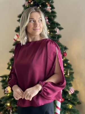 Blouse Yaelle Bordeaux