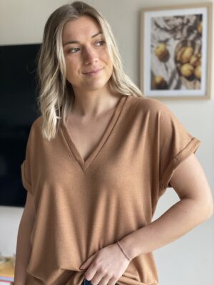 T-Shirt Lily Camel