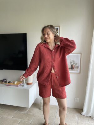 Chemise Angela Terracotta