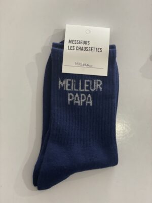 Chaussette Papa Bleu