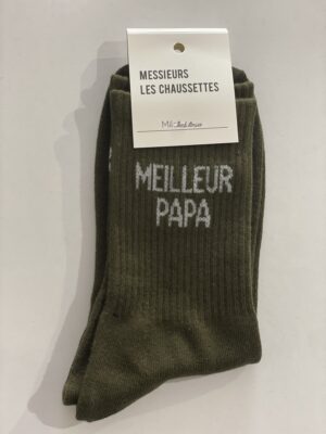 Chaussette Papa Kaki