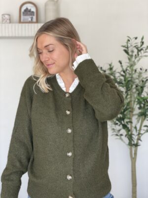 Gilet Claudine Kaki