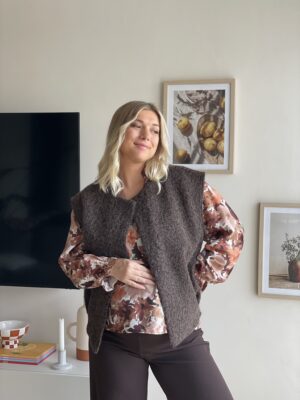 Gilet Sarah Chocolat