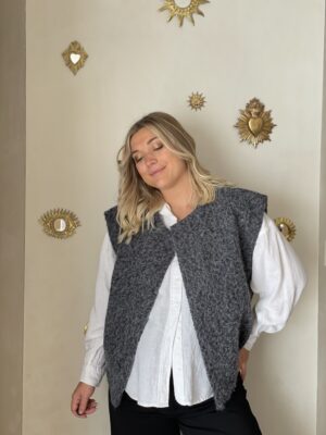 Gilet Sarah Gris